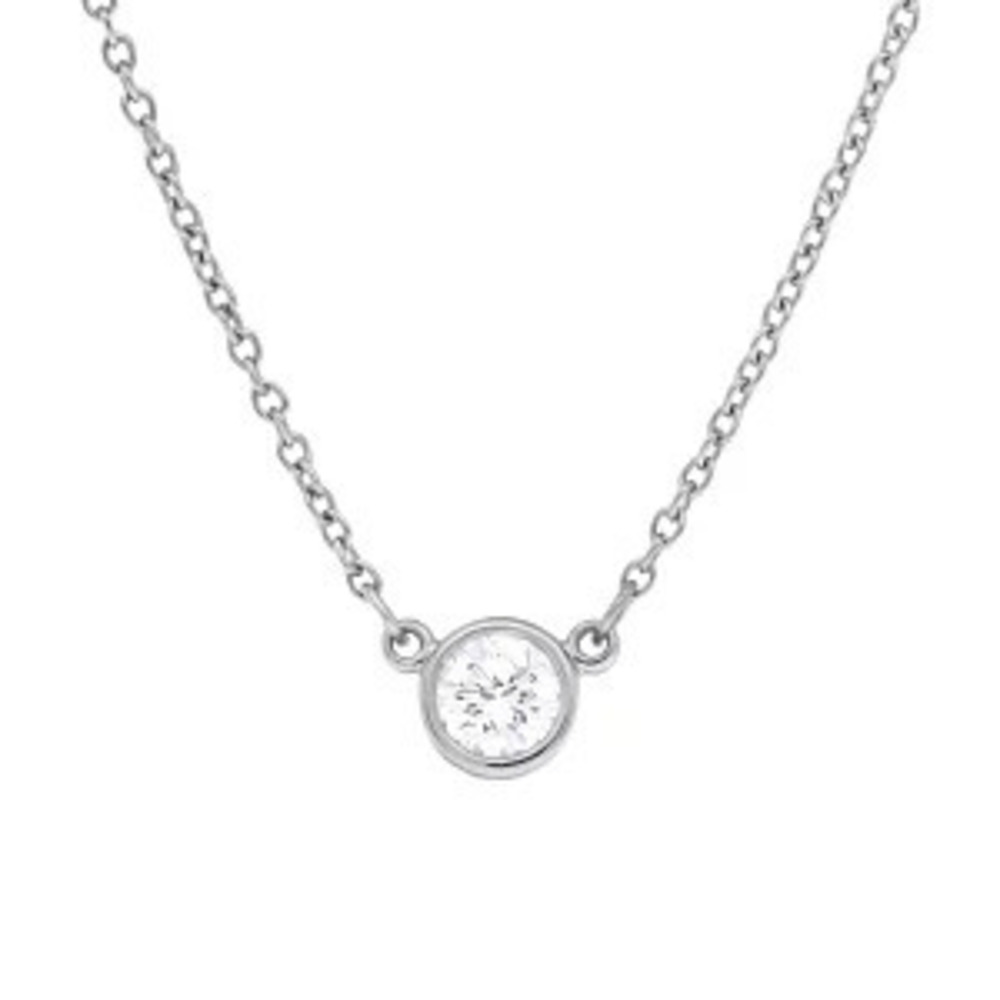 Tiffany Co By the Yard Necklace Platinum Diamond